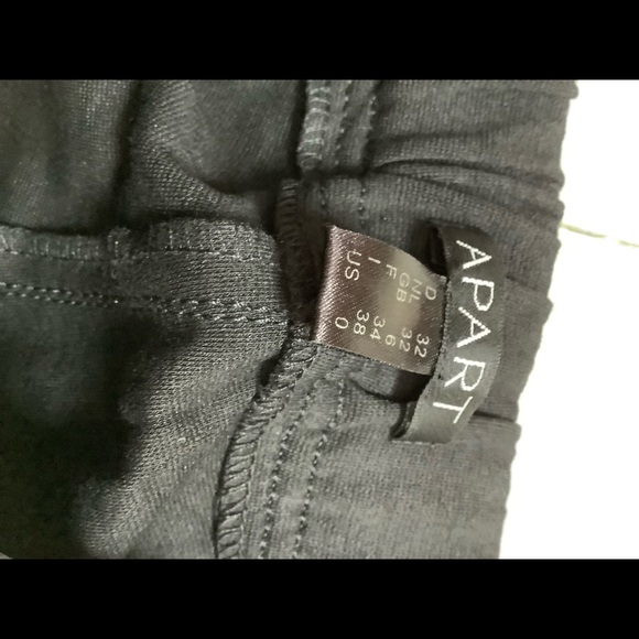 Apart real leather black leggings size 0 new black - Picture 3 of 5